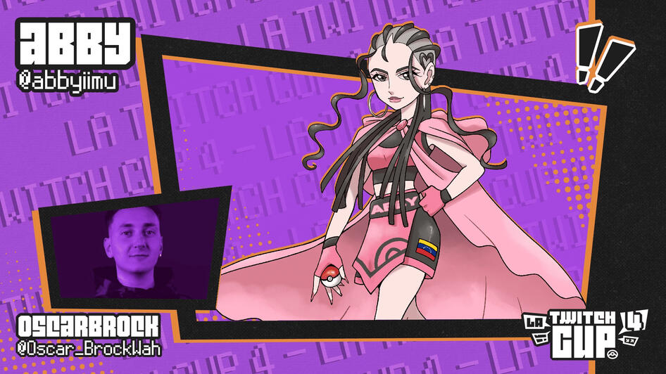 Diseño de personajes para la Twitch Cup 4